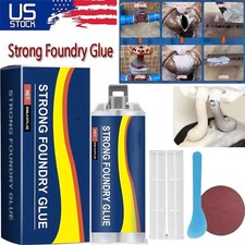 Strong Foundry Glue, High Temperature Resistant Casting Repair,Metal Repair Glue
