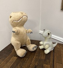 13  Jurassic World T Rex and 7  Jurassic Park Brachiosaur Dinosaur plush