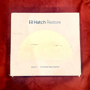 Hatch Restore 2 White Noise Sound Machine Sunrise Alarm Clock, White