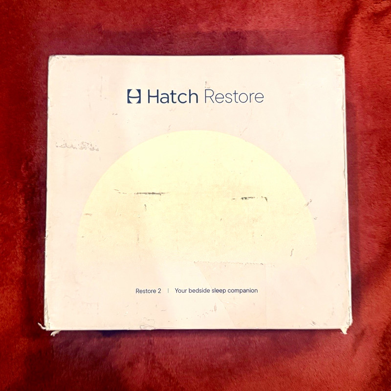 Hatch Restore 2 White Noise Sound Machine Sunrise Alarm Clock, White