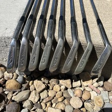 1984 Spalding Top Flite 2-PW NO 9 MB Iron Set - Dynamic Stiff 38" 5 iron-