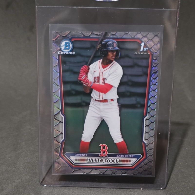 Bowman Chrome Prospects 2026 Enddy Azocar Red Sox 1st RC REPTILIAN #BCP-23