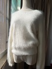 Angora Sweater Wool Blended Jumper Super Soft Fluffy Fuzzy Pullover