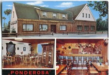 AK SCHIFFDORF - FRIEDHEIM Kr. CUXHAVEN Gaststätte PONDEROSA Mehrbild 60er