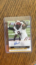 Perrion Winfrey 2021 Leaf Pro Set Rookie Auto Football Card RC