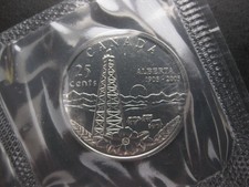 2005 Canadian Prooflike Alberta Centennial Quarter ($0.25)