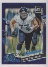 2023 Panini Donruss Optic Rated Rookie Purple Shock Prizm Peter Skoronski 7l6