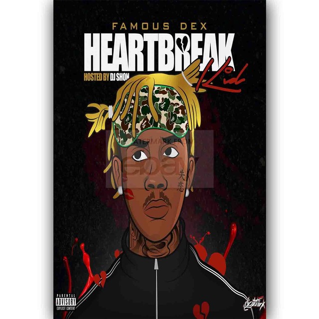 Famous Dex Heartbreak Kid New Silk Poster 24x36 Inch