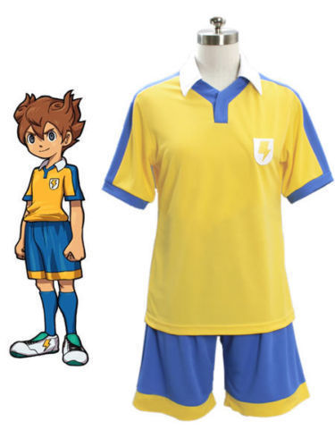 NEW Summer Japanese Anime Inazuma.Eleven.Go Cosplay Costume Soccer Jersey {HJ}2 - Afbeelding 5 van 5
