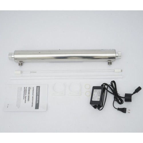UV-C Sterilisator Filter UV Lampe Wasserdesinfektion Osmose 25W 1/2 Zoll - Bild 12 von 12