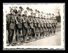 Foto, Arbeitsdienstlager Ehringshausen/Hessen, Spaten-Exerzieren b; L190L