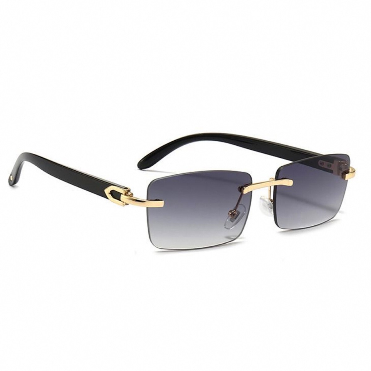 Retro Rectangle Sunglasses Narrow Hip Hop Small Frame 100% UV400 Retro Rectangle Sunglasses Classic Designer Style... From  main image 3