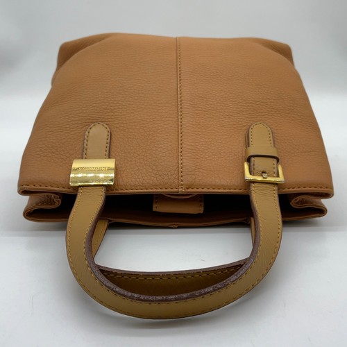 Auth Burberrys Leather Brown Nova Check Handbag NS050992 - Picture 6 of 18
