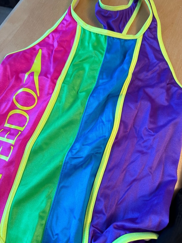 NWT VINTAGE SPEEDO GIRLS COLORBLOCK SWIMSUIT + MATCHING SHORTS SZ 16 eBay