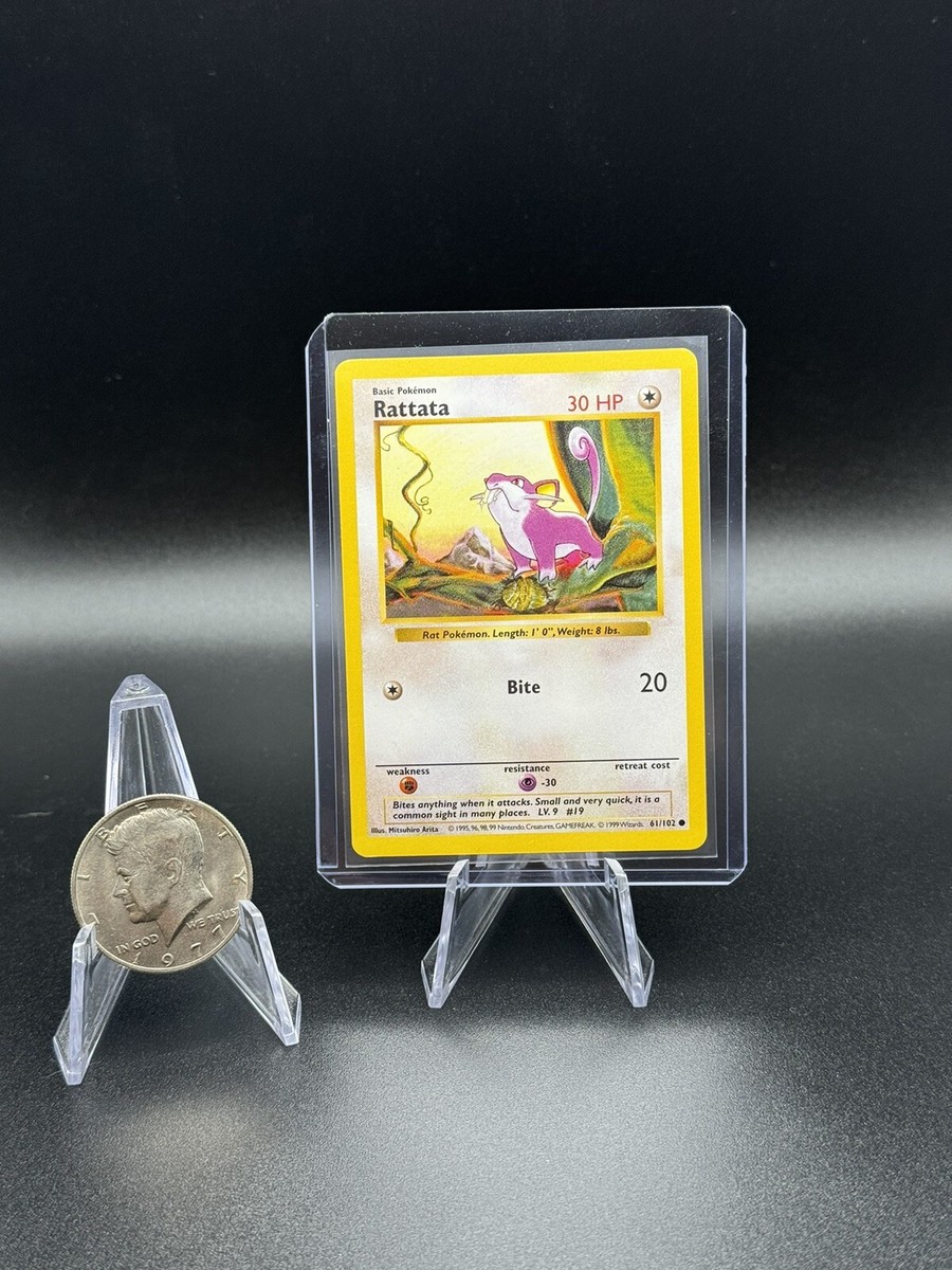 Raticate　ラッタ◆ シャドウレス　Shadowless　ウィザーズ Pokemon TCG Base Set Shadowless Rattata Raticate Team Rocket 1st