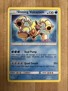 Shining Volcanion - 27/73 - Pokemon Shining Legends Sun Moon Ultra Rare Card NM
