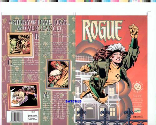 MIKE WIERINGO ROGUE ORIGINAL PRODUKTION KUNST COVER GAMBIT X-MEN MARVEL COMICS - Bild 1 von 1