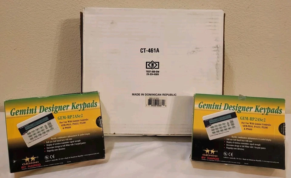 Gemini Napco • Paquete de alarma de seguridad para el hogar/empresa • ¡Nuevo/sellado! • Ver Desc... Foto 2 de 4