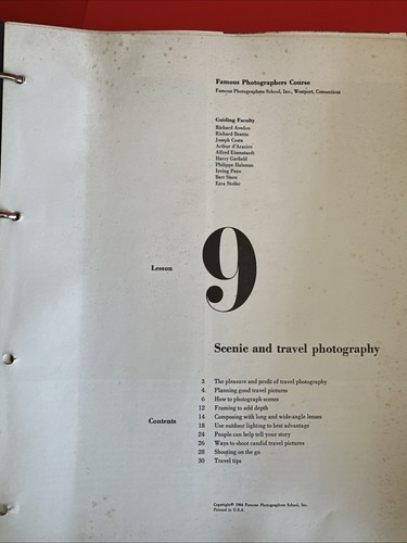 Berühmte Fotografen Kurs Unterricht 3 Ordner, 1964 Unterricht Fotografie - Bild 11 von 12