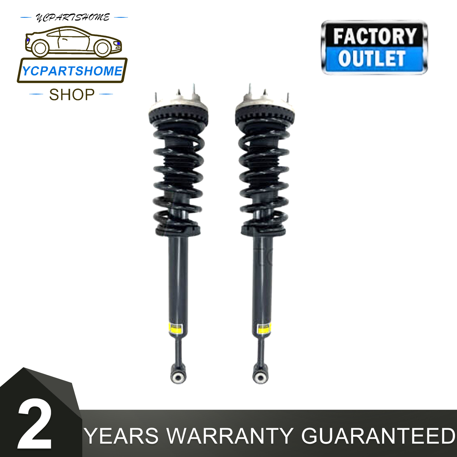2x Fit Maserati Ghibli RWD 2014-2019 Front Shock Absorber Struts Assys 670008896