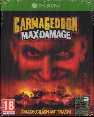 Carmageddon Max Damage XBOX One 1 Videospiel Original UK Release Neuwertig