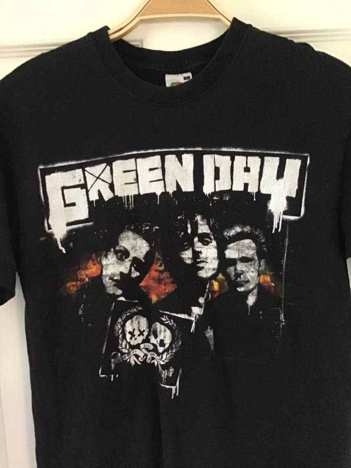Green Day 21st Century Breakdown London 24/10/09 Tour Camiseta Mujer Pequeña Rara Foto 4 de 4