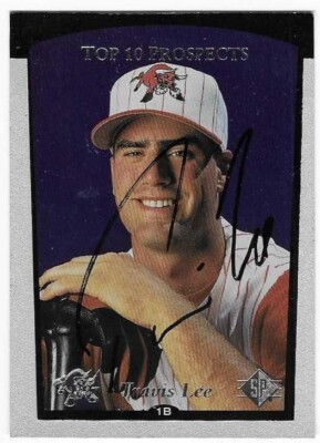 TRAVIS LEE 1997 UPPER DECK AUTOGRAPHED SIGNED # 1 ARIZONA DIAMONDBACKS