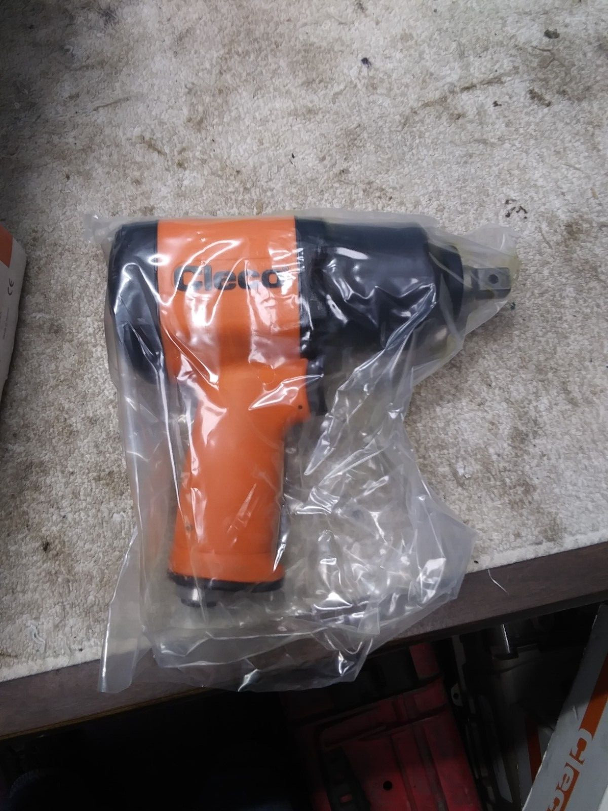 CLECO Pistol Grip Air Impact Wrench, Pin Anvil, CV-500P Pneumatic Tool