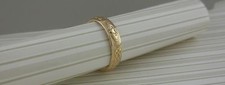 14K Yellow Gold Celtic Claddagh Wedding Ring SIZE 6.5 Ireland FADO