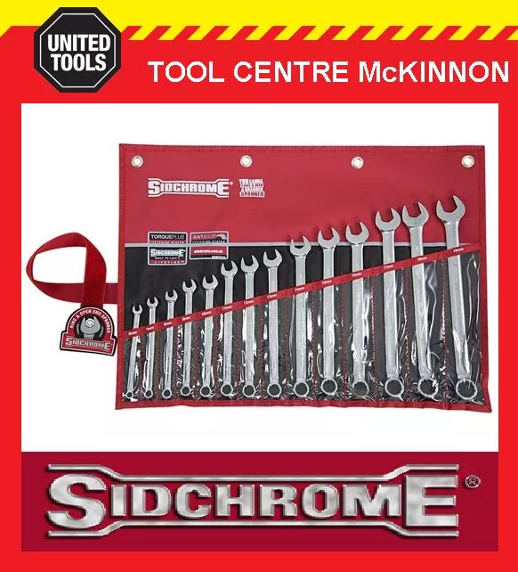 Sidchrome 14 piece spanner set deals