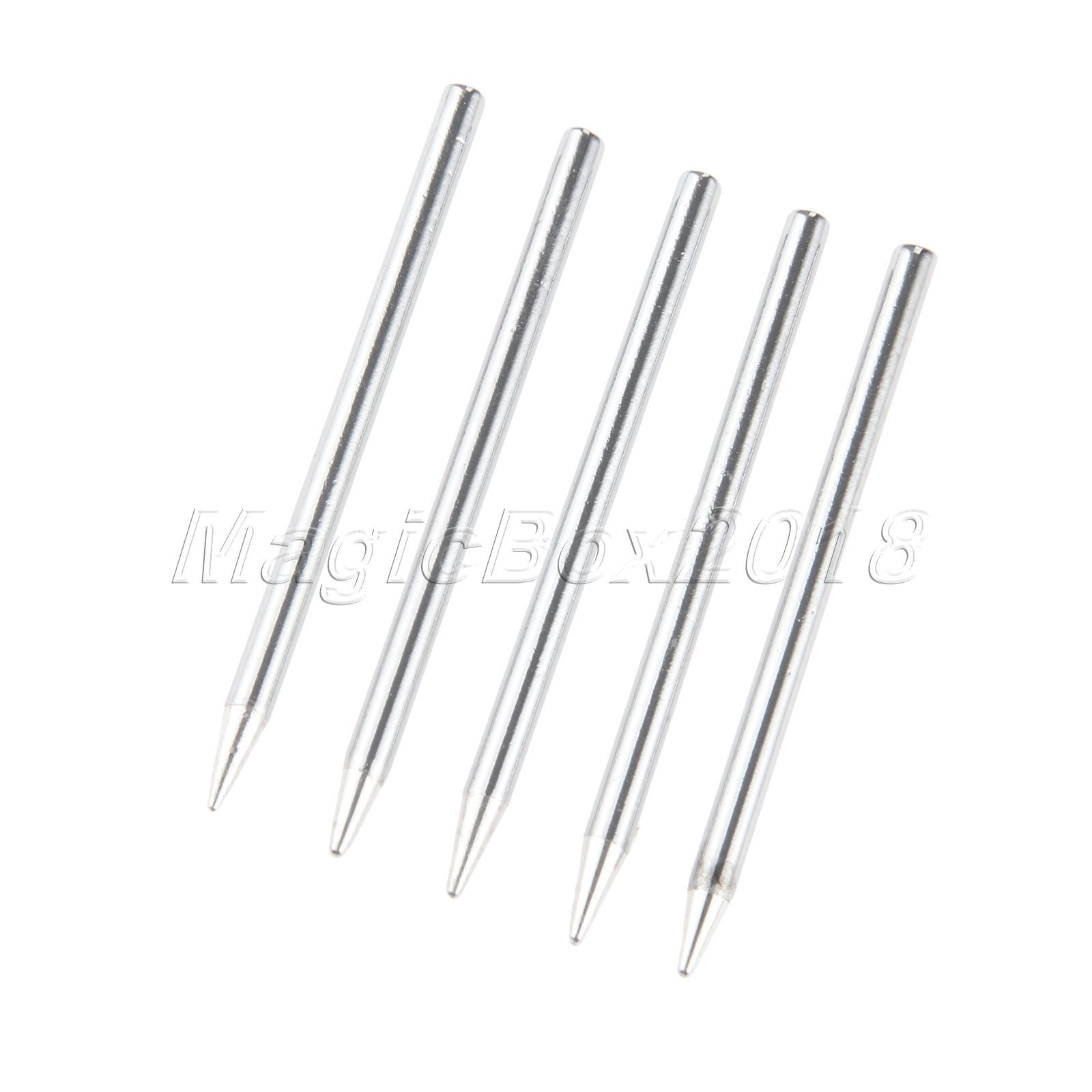 5X Copper Soldering Iron Tip Heads Leadfree Solder Welding Tool 30/40