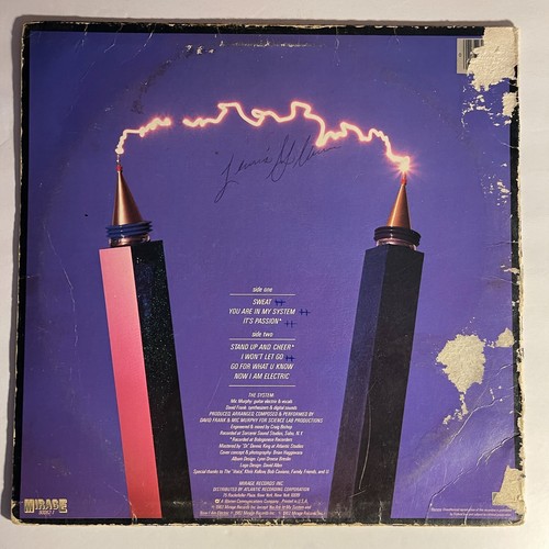 The System – Sweat Vinyl, LP 1983 Mirage – 90062-1 - Imagen 2 de 3