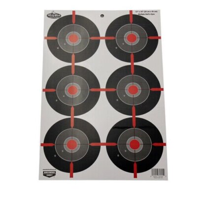 Birchwood Casey Dirty Bird 12'' x 18'' Multiple Bull's-Eye Target - 8 Targets