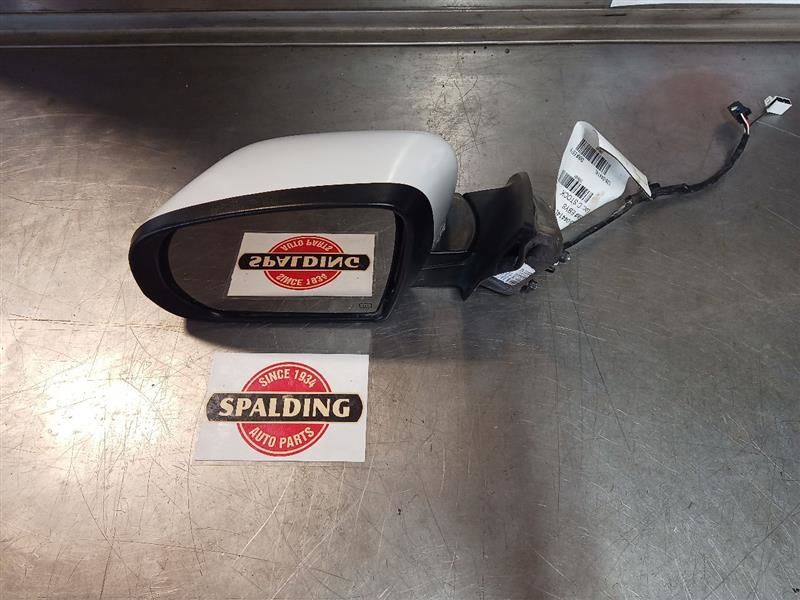 White Driver Left Side View Door Mirror From 2017 Jeep Cherokee 8864801