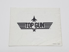 Top Gun Authentic Original NES Nintendo Manual Only *wear