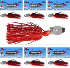 (6) Z-Man 1/2 Oz Crosseyez Chatterbait Fishing Lure Fire Craw CBCE12-07 New