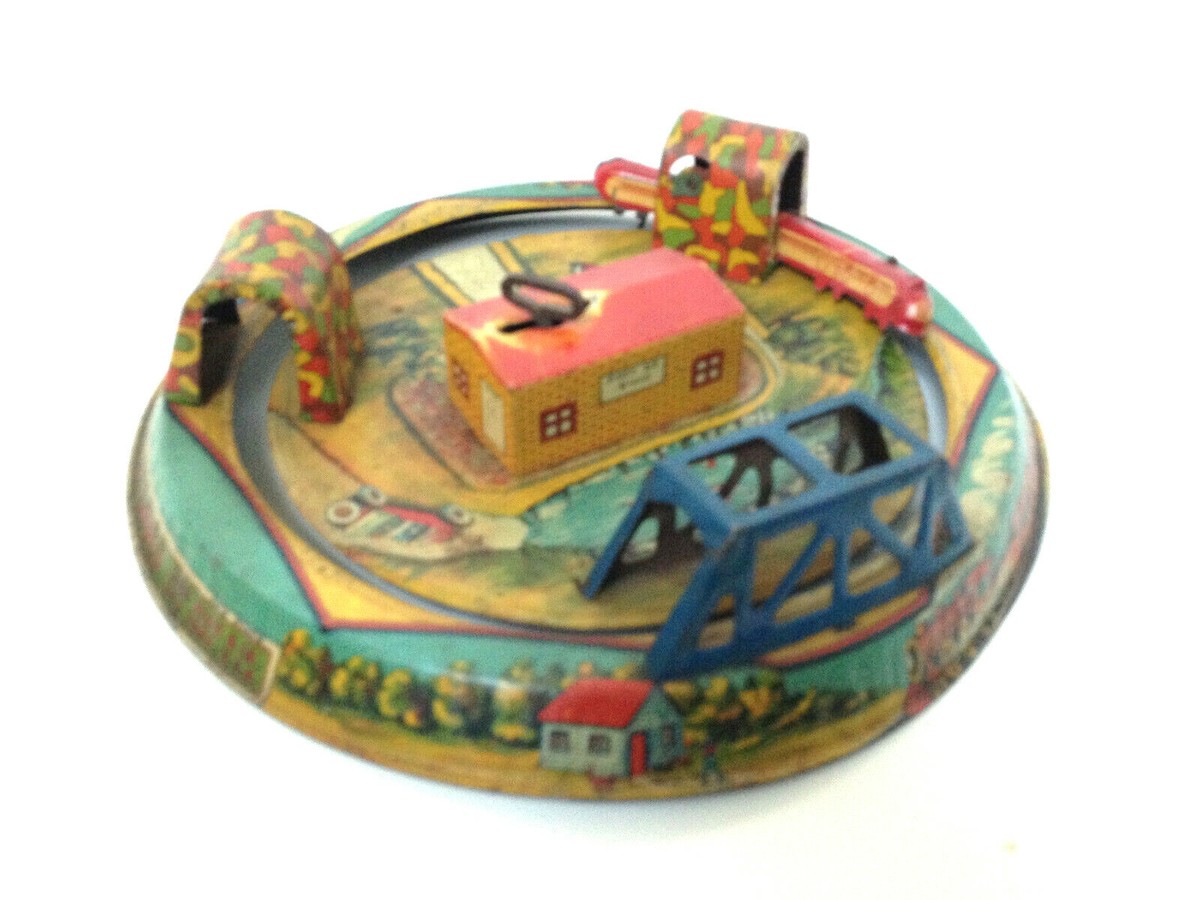 Vintage 1920s 1926 Marx Honeymoon Express Toy Tin Windup | eBay
