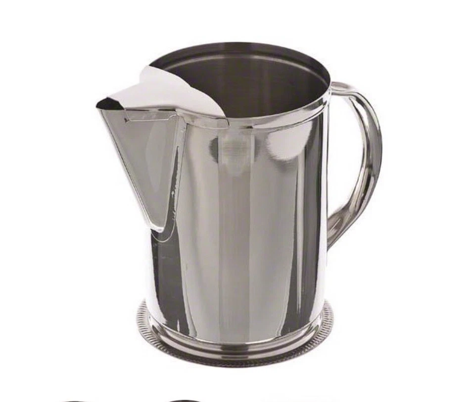 Jarra de agua de acero inoxidable Update International WP-64 con protector de hielo 64 oz Foto 2 de 4