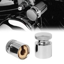 Motorcycle Choke Knob Cover Chrome Motorbike Part For Yamaha V-Star Honda Shadow