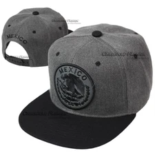 Mexico Baseball Cap Snapback Adjustable Flat Bill Embroidered State Flag Men Hat