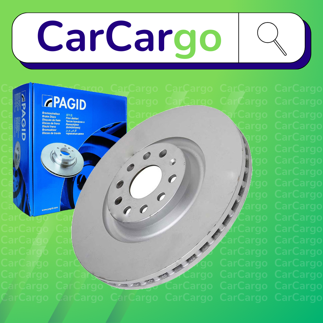 Pagid Vented Front Brake Discs Pair Audi TT 2.0 TFSI quattro 2014-2024 340 mm