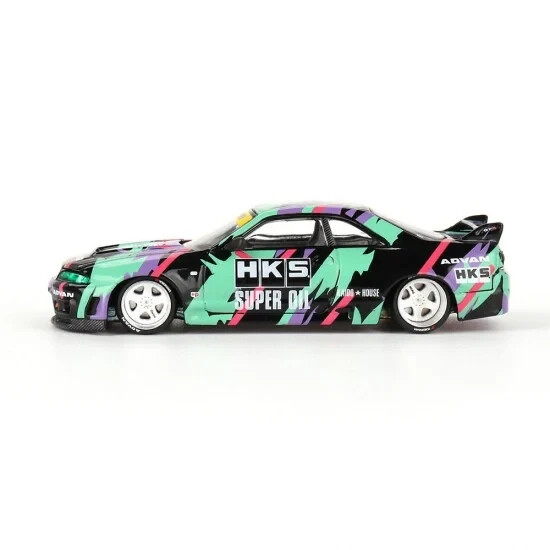 Mini GT Kaido House 1:64 Nissan Skyline GT-R (R33) HKS V1 Black