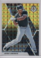 2021 PANINI MOSAIC JOSE ABREU MLB #3/8 BLACK GOLD PRIZM