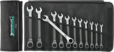 Stahlwille SET COMBINATION RATCHETING SPANNERS 96411712 Set with  12 Psc. 17/12