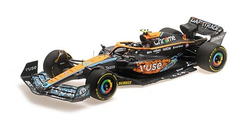 F1 McLaren Mcl36 Norris Abu Dhabi 2022 Miniature Formule 1 Minichamps 1/18 Voiture Miniature