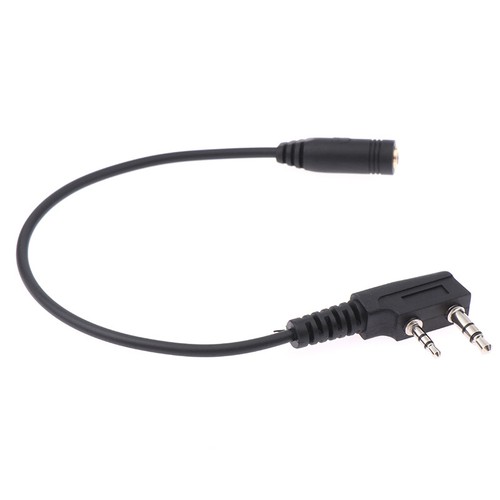 2 Pin K1 To 3.5MM Female Audio Earphone Transfer Cable For TYT For UV5R 888S _SE - Picture 7 of 10