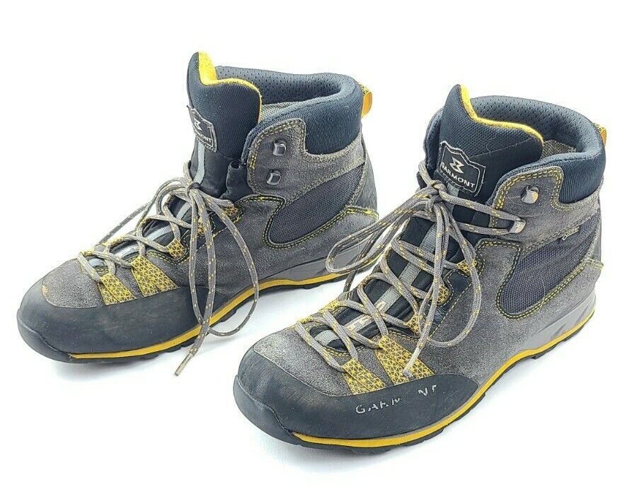 Mystic II Men&#039;s Grey/ Yellow GTX Mid Hiking Boots Size US 10 EU 43 |