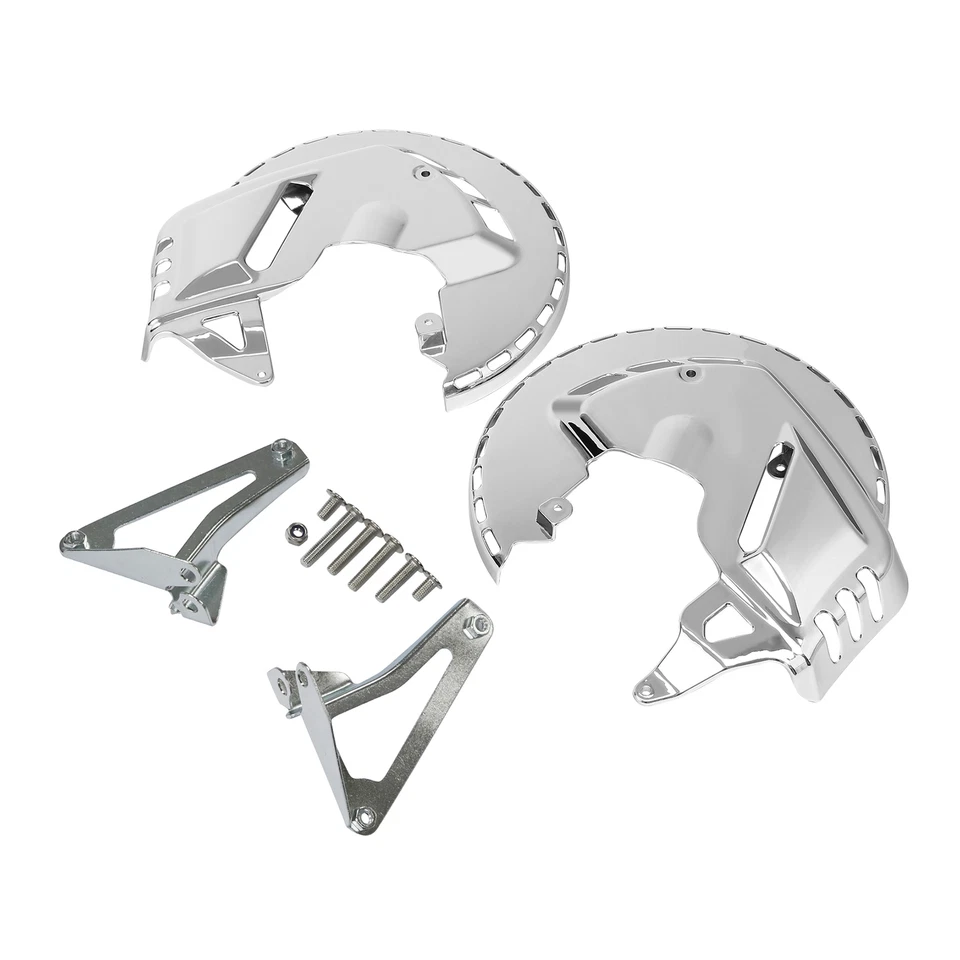 Brake Rotor Covers Fit For Honda Goldwing GL1800 GL 1800 2001-2017 16 15 Chrome - Image 2 of 4