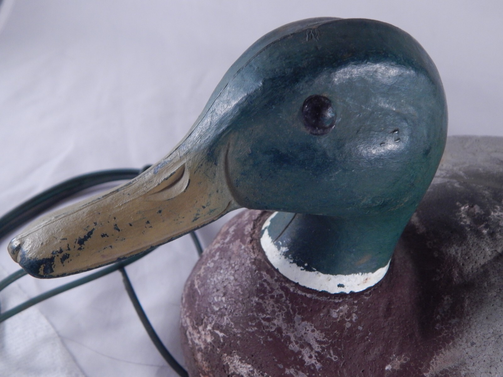 Vintage Herters Ducks Floating Decoy Hunting Foam Weights Waseca Minn