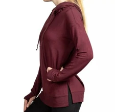 Active Life Modal Pullover Hoodie - Burgundy Spiced Apple - Size Medium - NWT